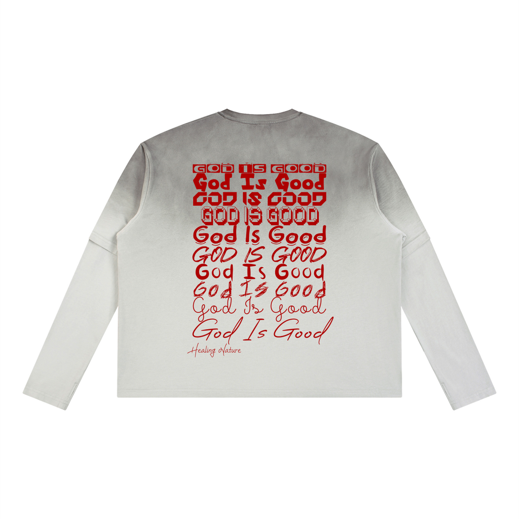 Unisex Vintage Wash Layered T-Shirt