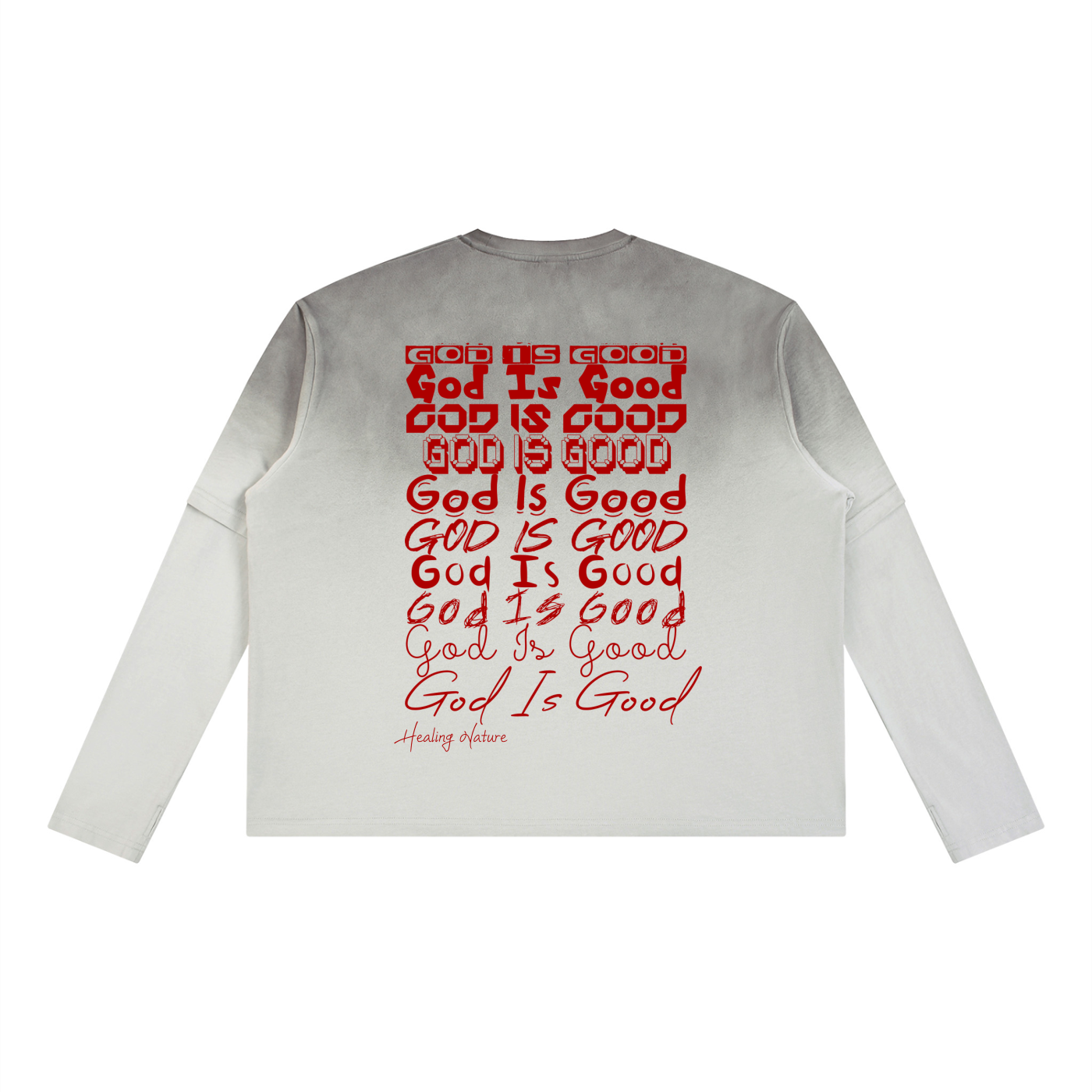 Unisex Vintage Wash Layered T-Shirt