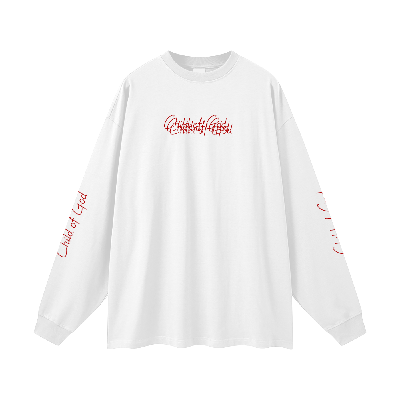Unisex Earth Tone Loose Fit Long Sleeve T-Shirt