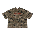 Unisex Boxy Camo Print T-Shirt