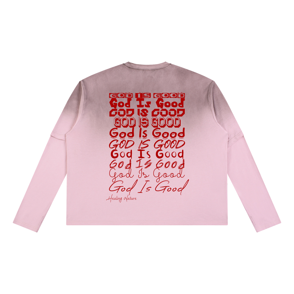 Unisex Vintage Wash Layered T-Shirt