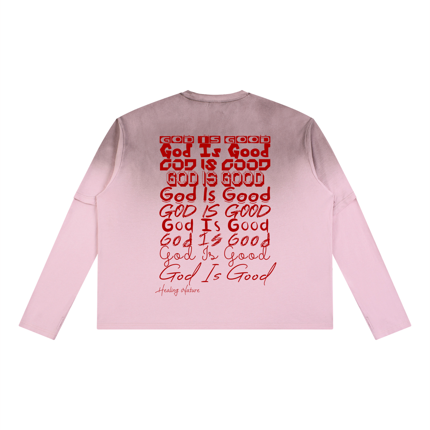 Unisex Vintage Wash Layered T-Shirt