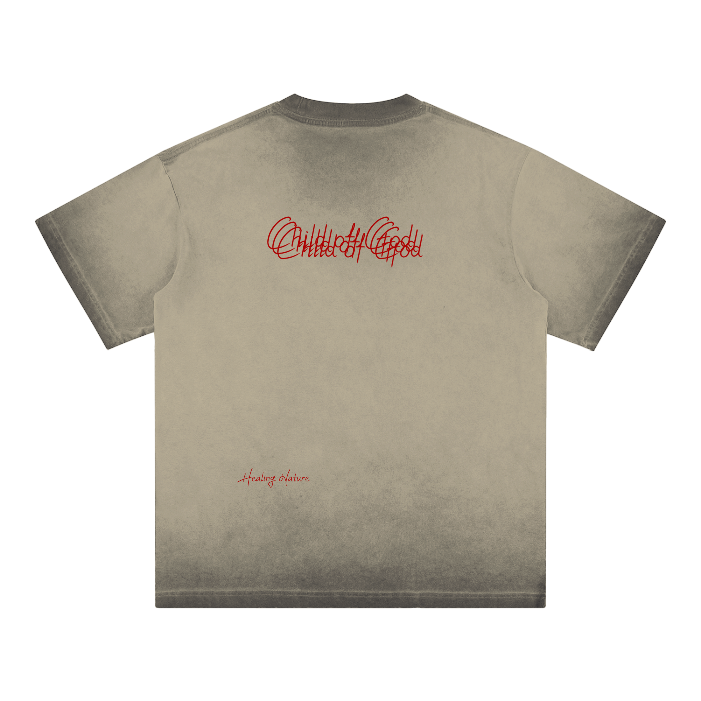 Reverse Dyed Loose Cotton T-Shirt