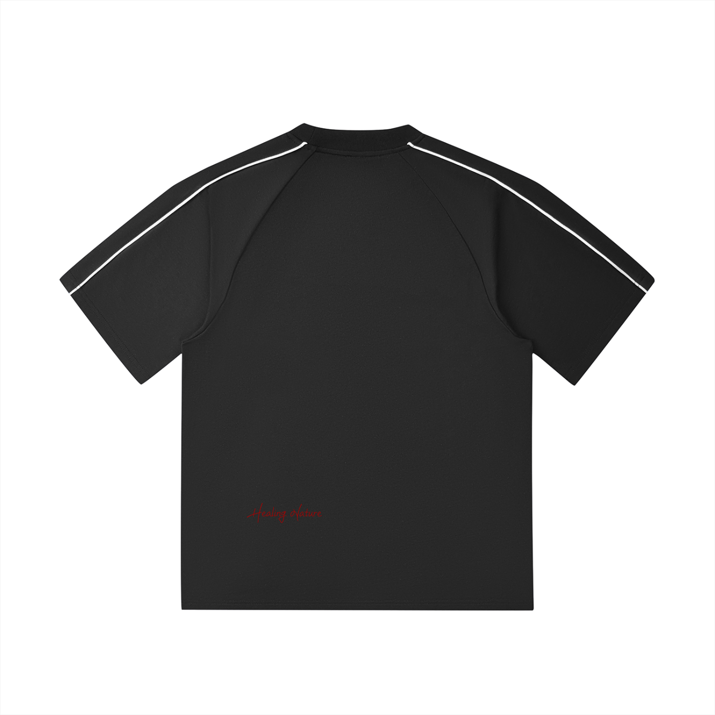 Contrast Stitch Raglan T-Shirt
