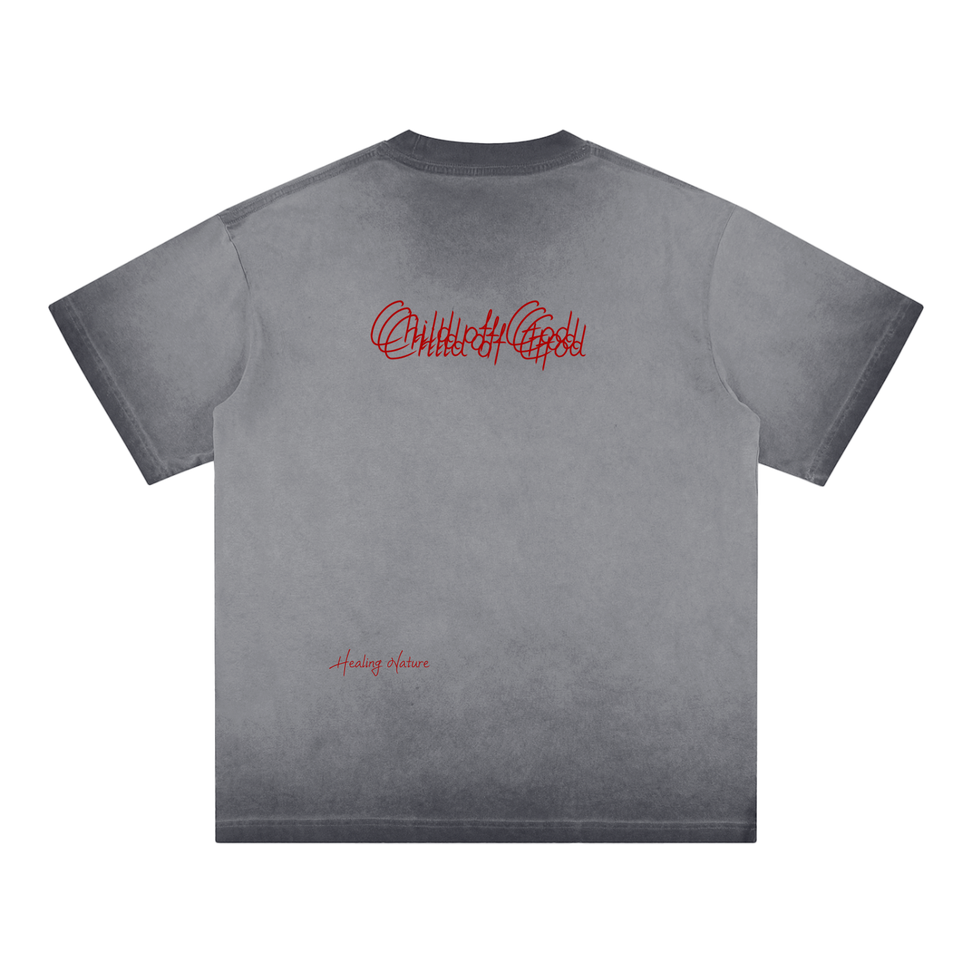 Reverse Dyed Loose Cotton T-Shirt