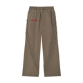 Snow Washed Tape Raw Edge Sweatpants