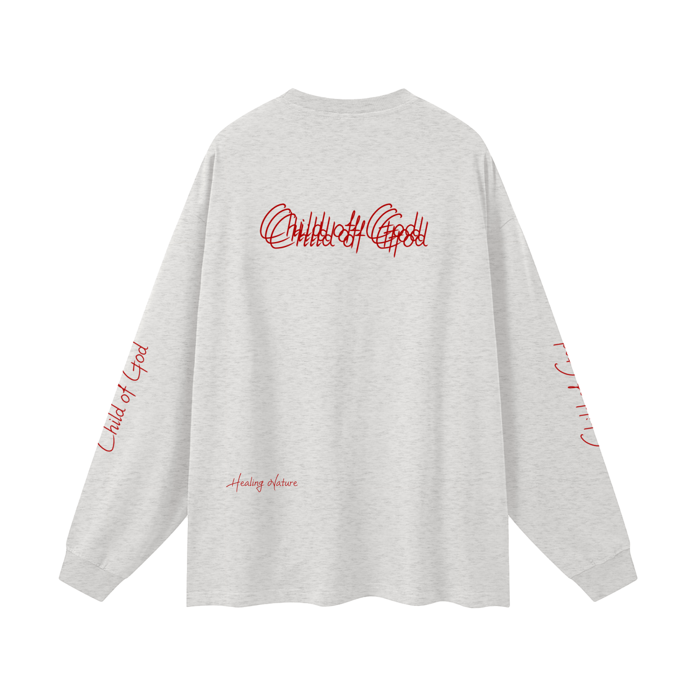 Unisex Earth Tone Loose Fit Long Sleeve T-Shirt