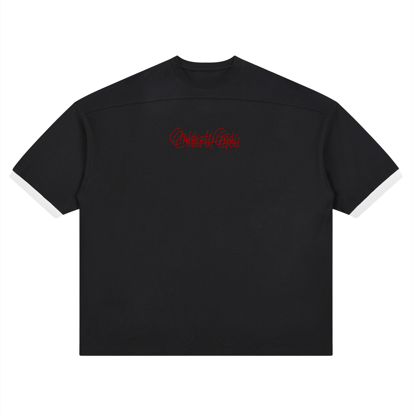 Unisex Color Block Drop Shoulder T-Shirt