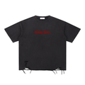 Snow Washed Distressed T-Shirt