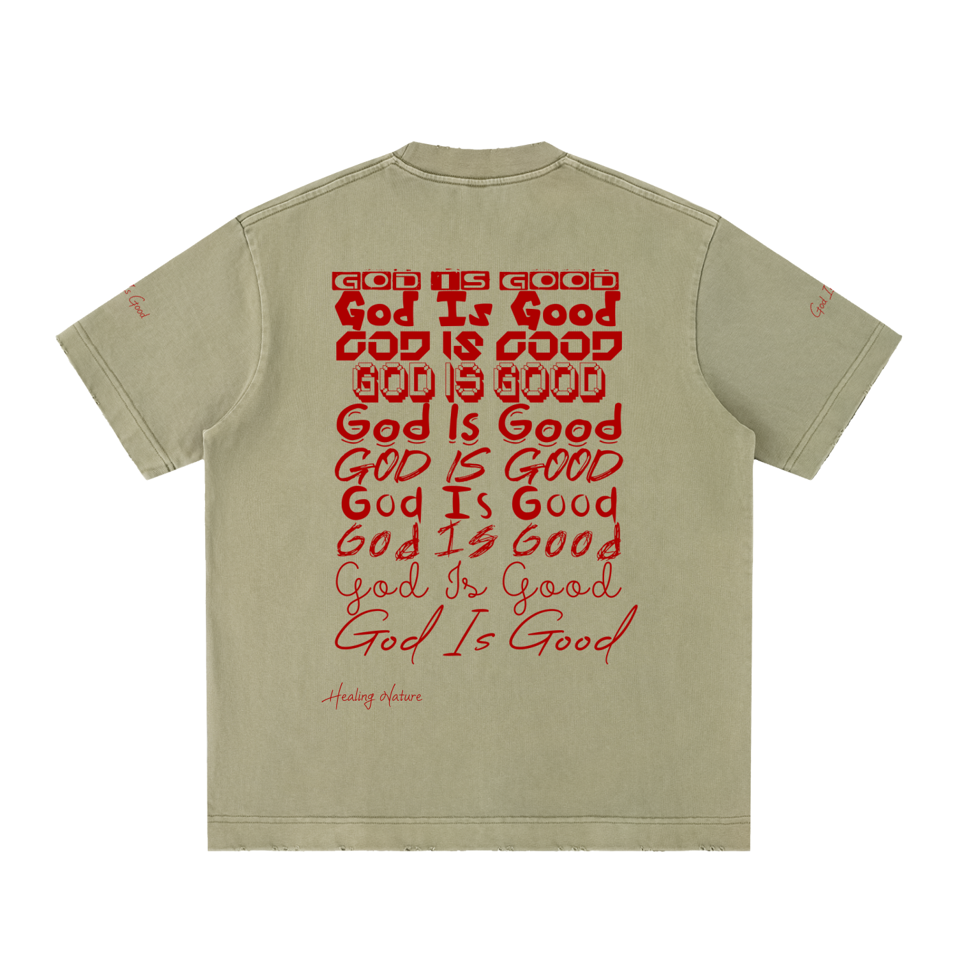 Heavyweight Vintage Washed Frayed T-Shirt