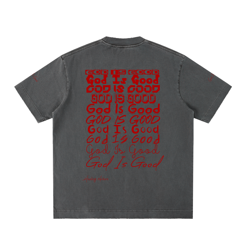 Heavyweight Vintage Washed Frayed T-Shirt