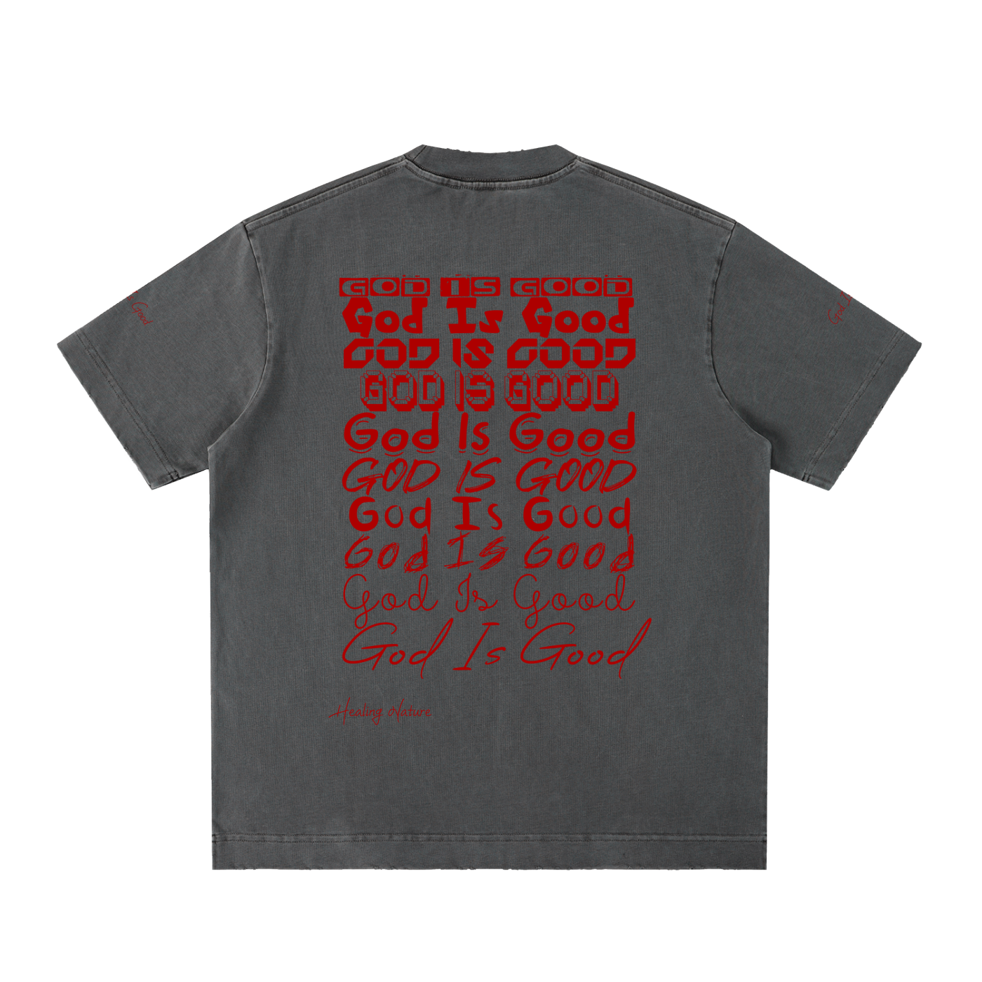 Heavyweight Vintage Washed Frayed T-Shirt