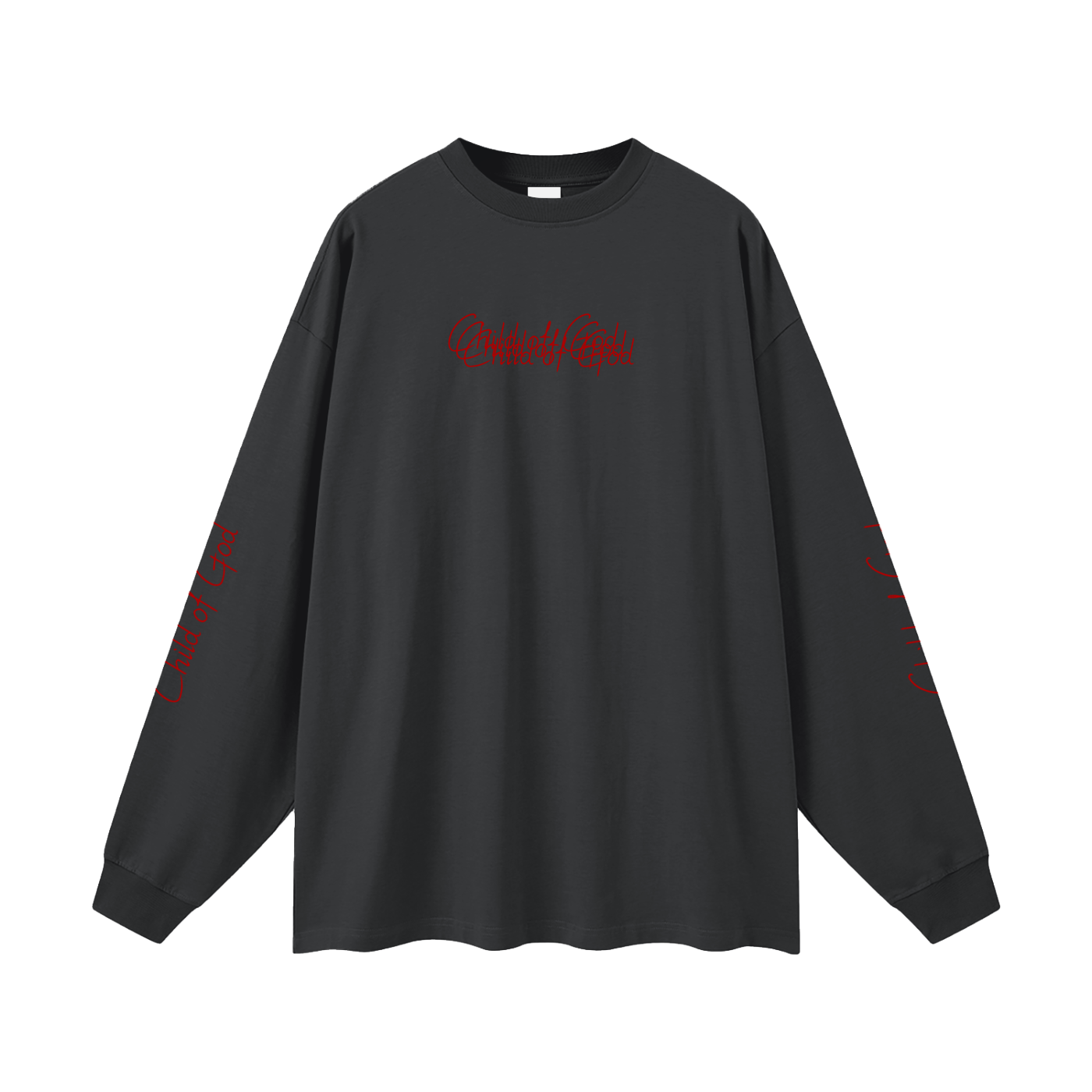 Unisex Earth Tone Loose Fit Long Sleeve T-Shirt