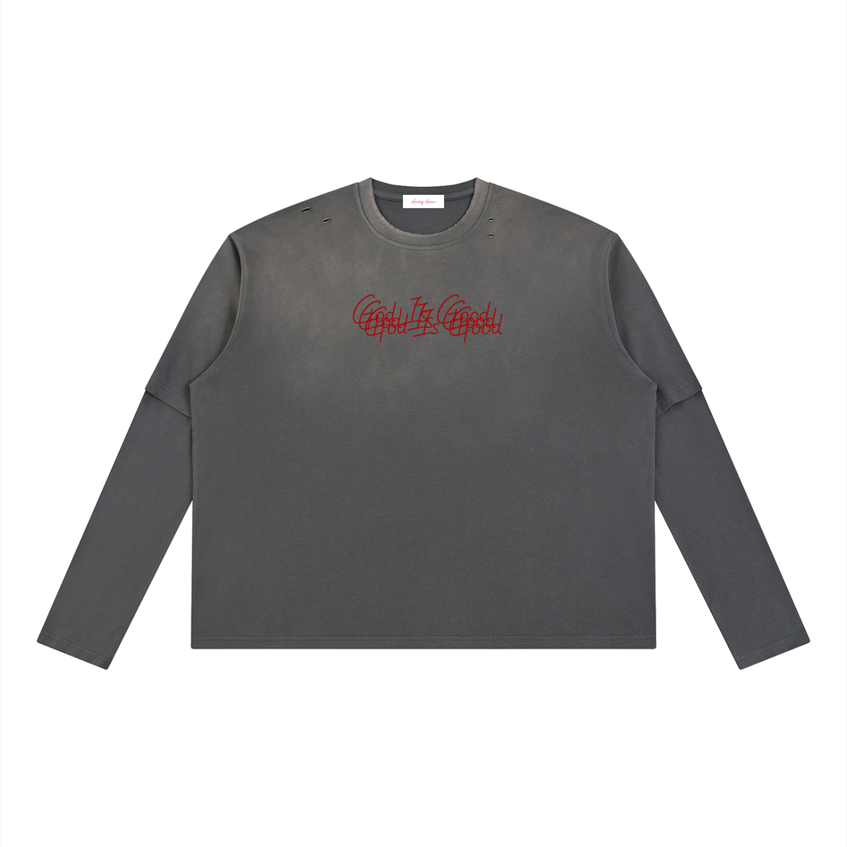 Unisex Vintage Wash Layered T-Shirt