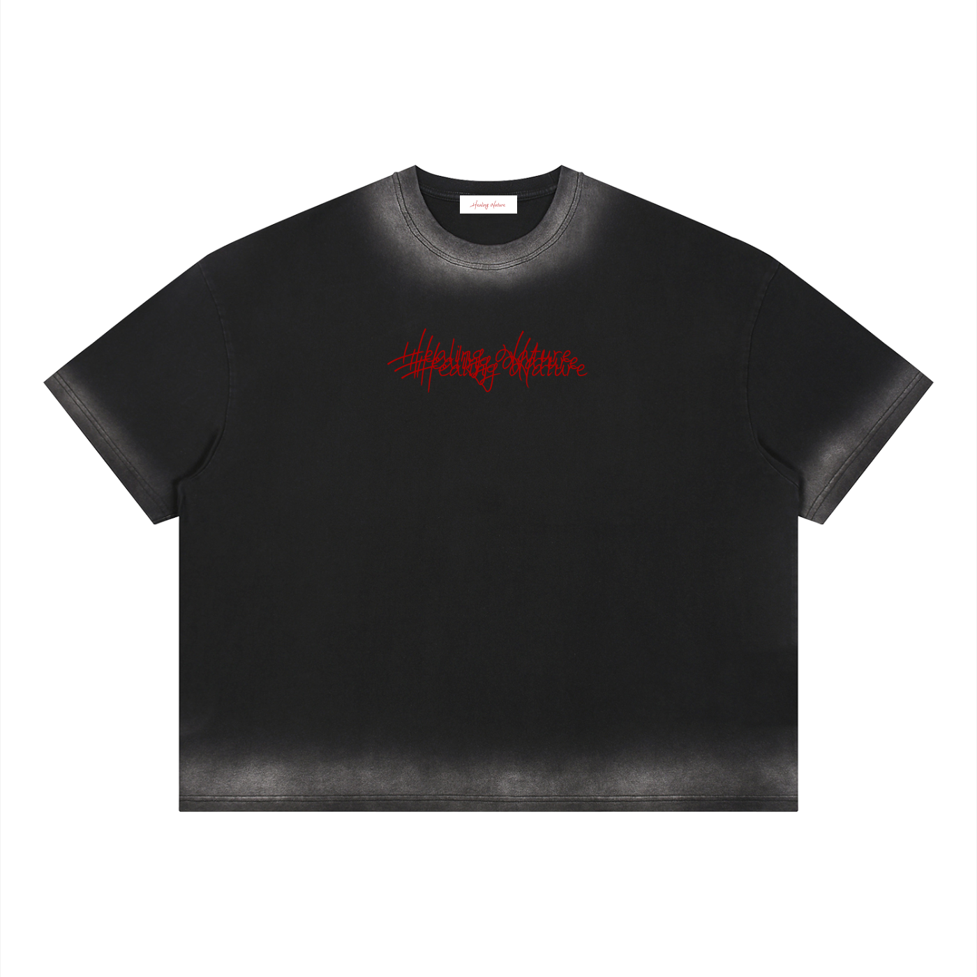 Unisex Boxy Sunfade Vintage Wash T-Shirt