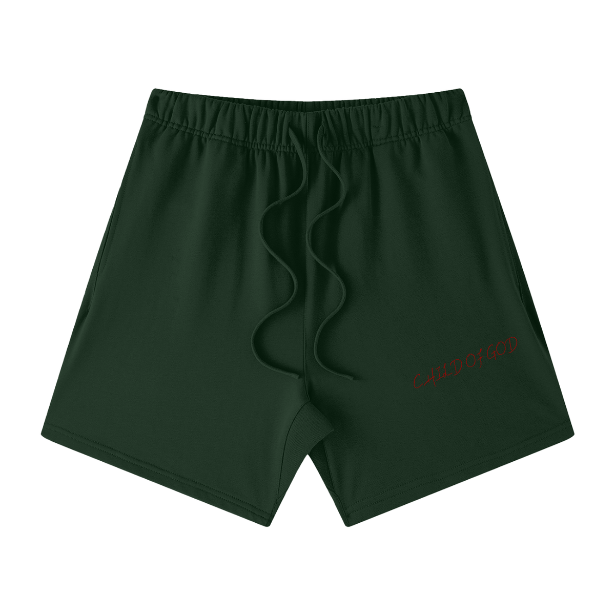 Unisex Earth Tone Loose Fit Cotton Shorts