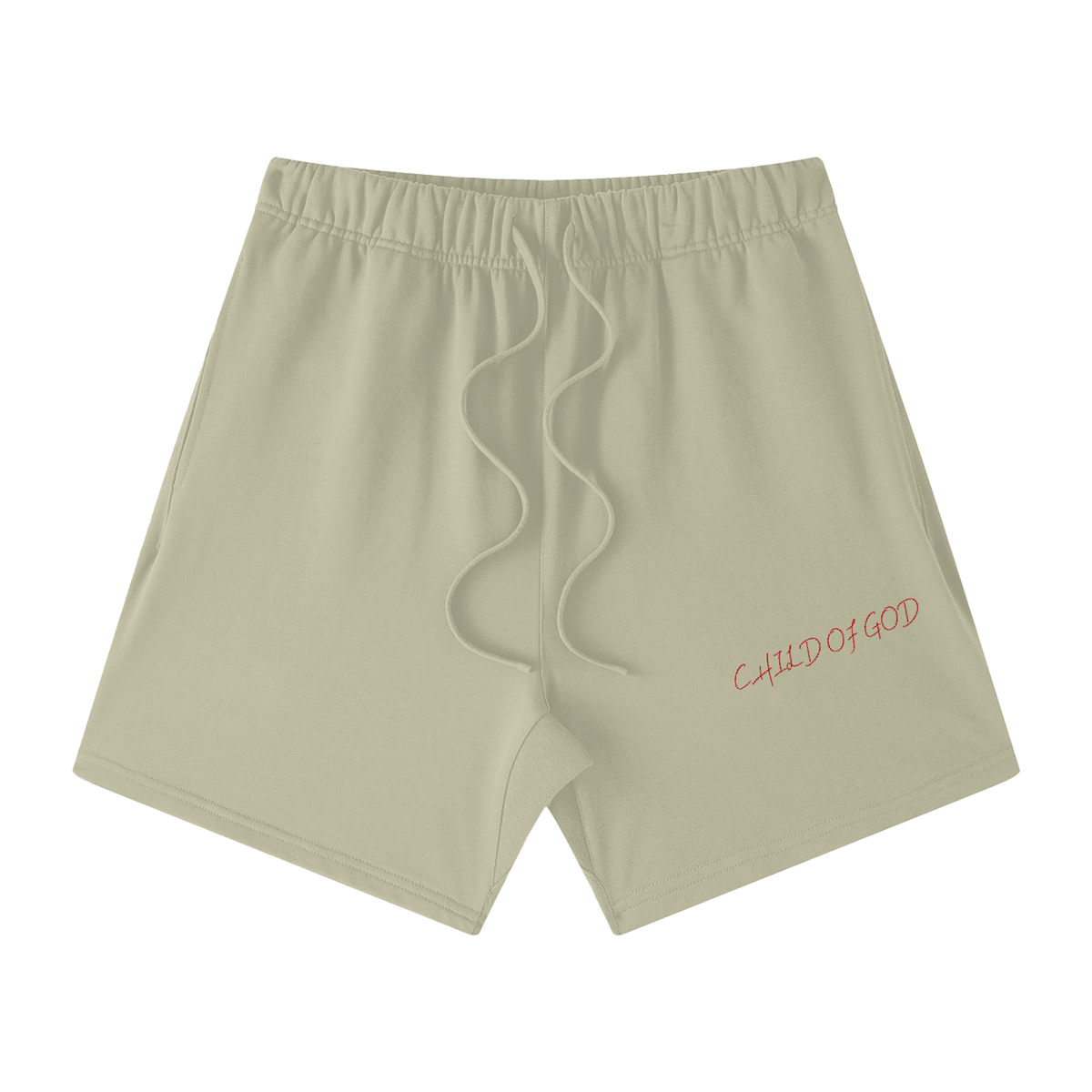 Unisex Earth Tone Loose Fit Cotton Shorts