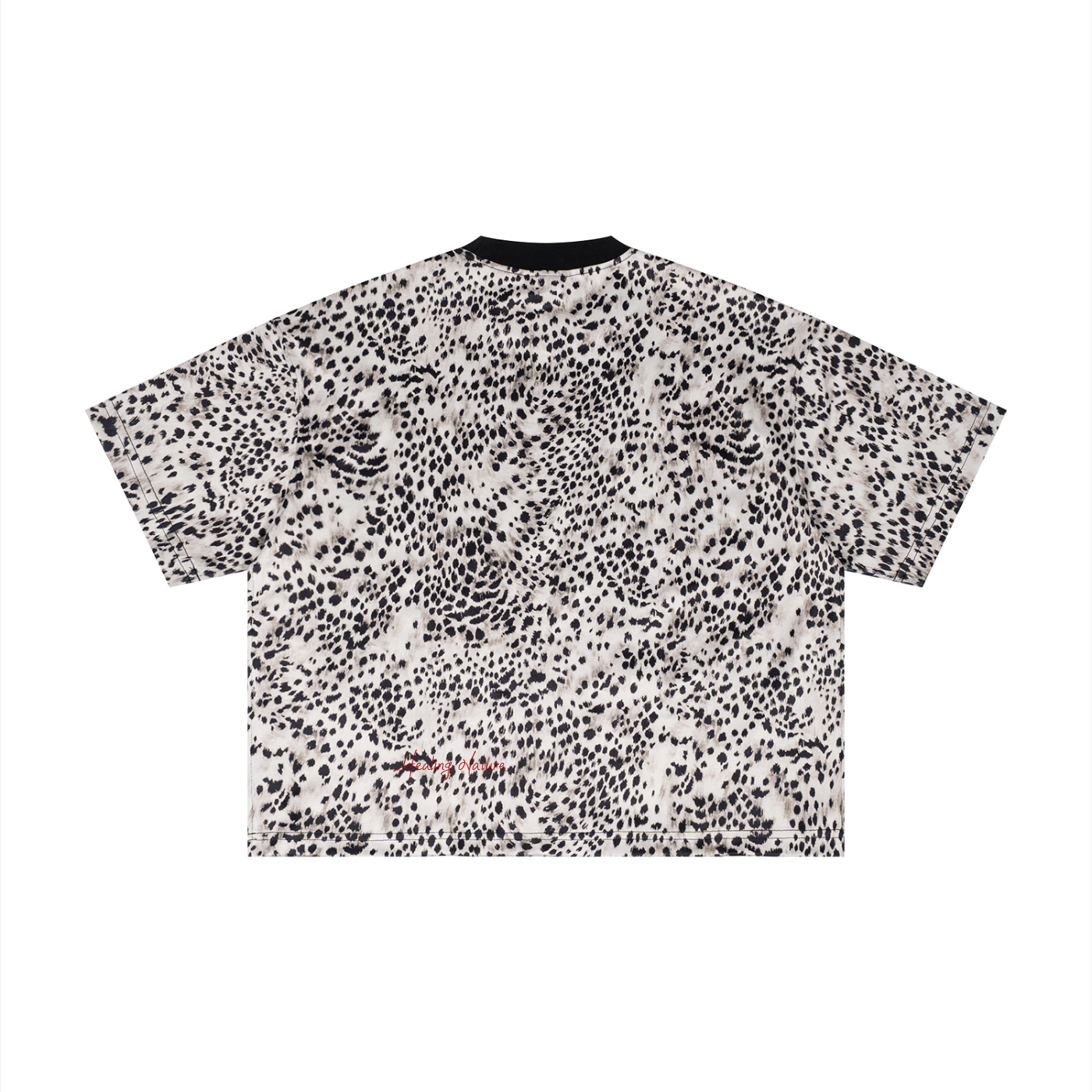 Unisex Leopard Print Boxy T-Shirt