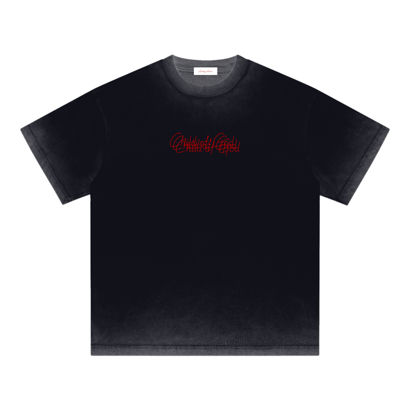 Reverse Dyed Loose Cotton T-Shirt