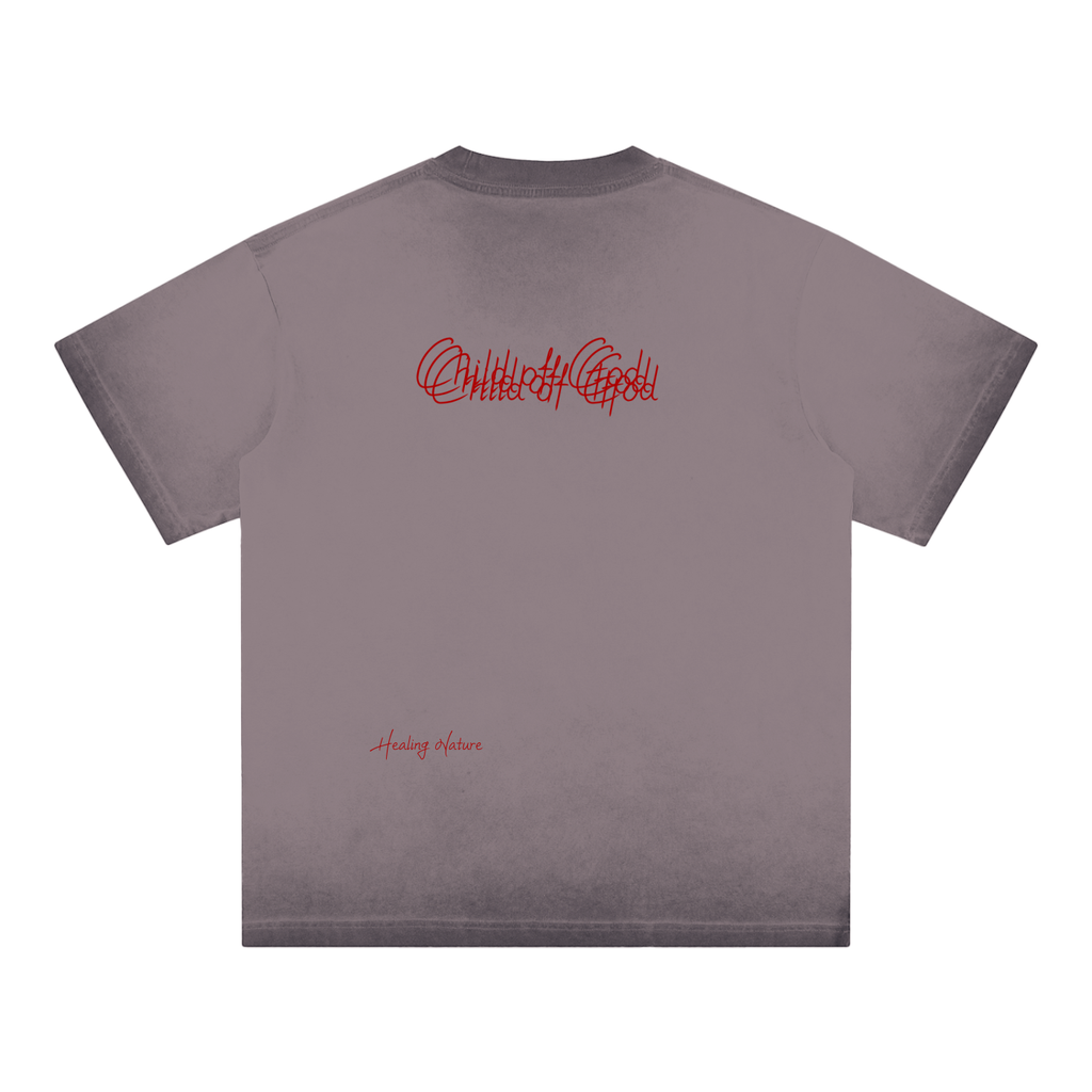 Reverse Dyed Loose Cotton T-Shirt