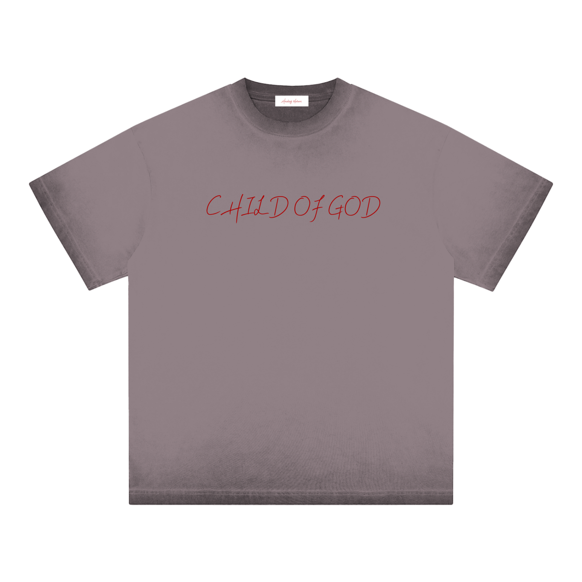 Reverse Dyed Loose Cotton T-Shirt