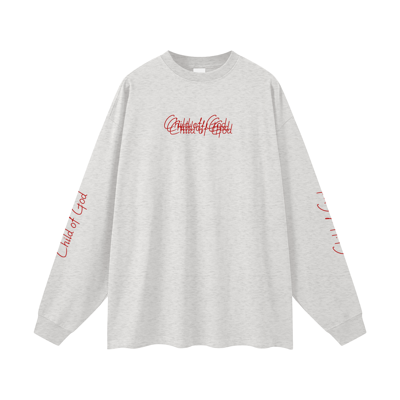 Unisex Earth Tone Loose Fit Long Sleeve T-Shirt