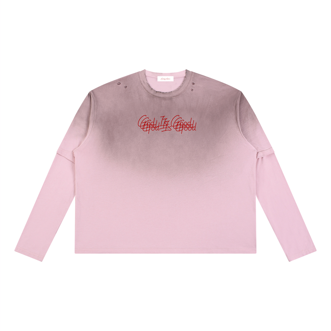 Unisex Vintage Wash Layered T-Shirt