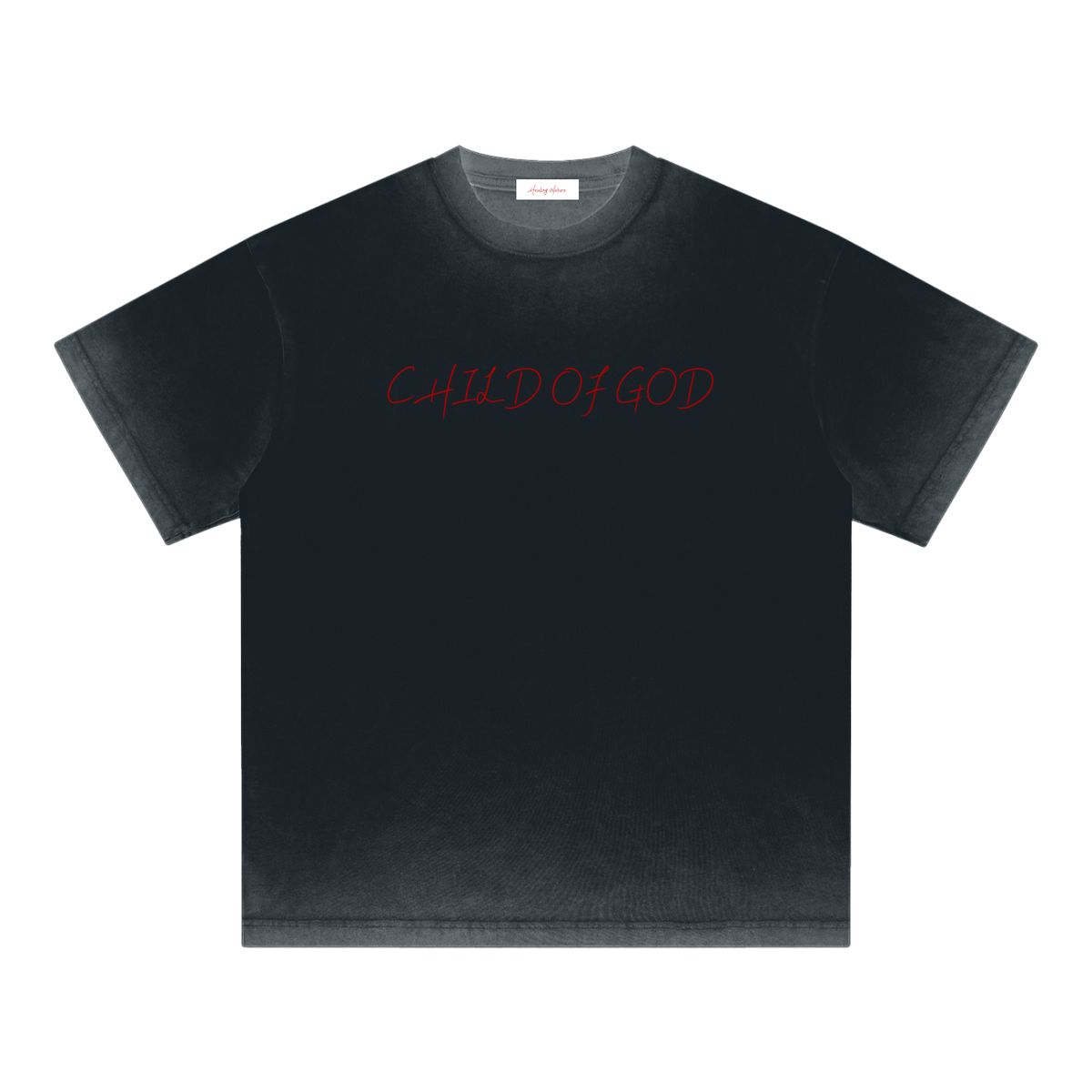 Reverse Dyed Loose Cotton T-Shirt
