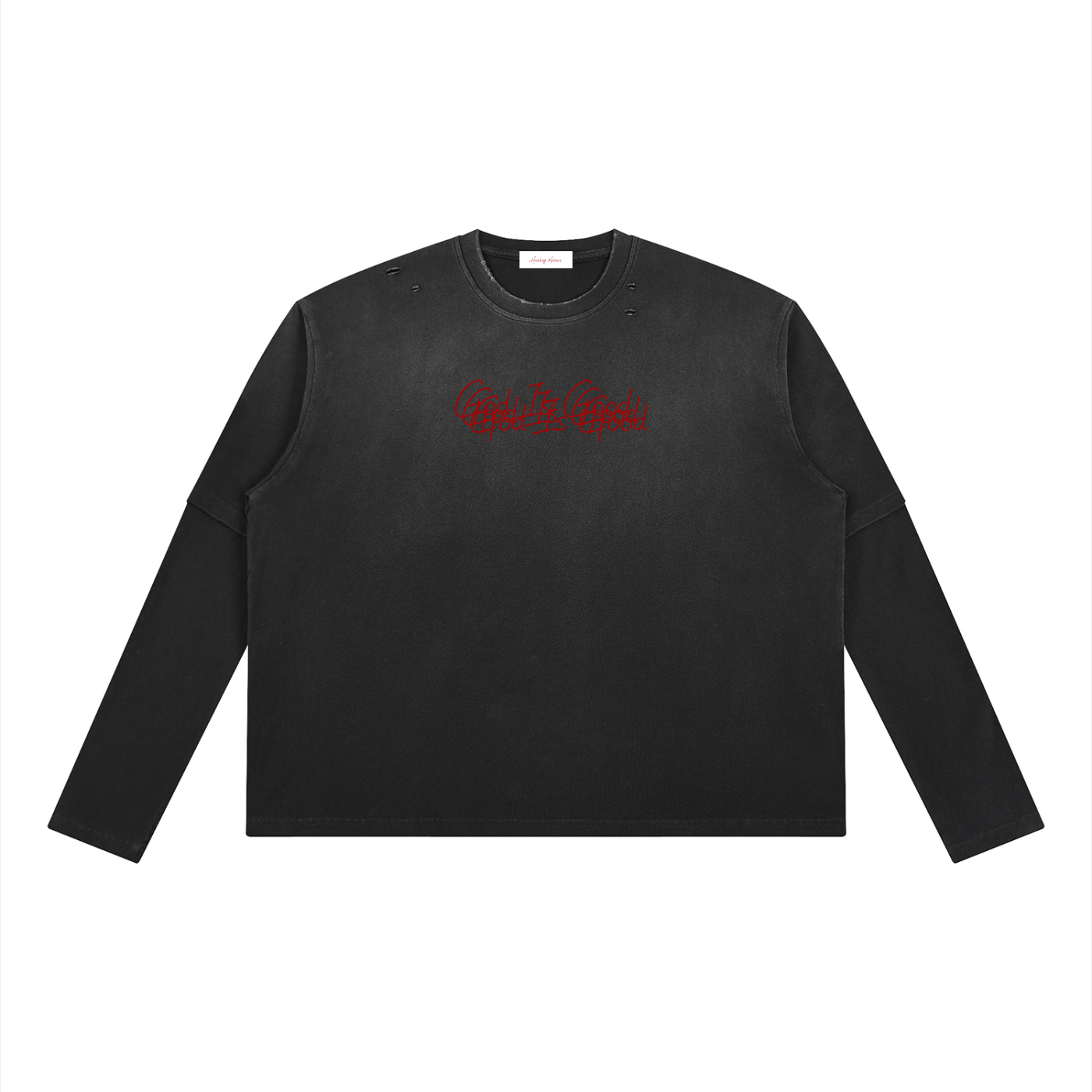 Unisex Vintage Wash Layered T-Shirt
