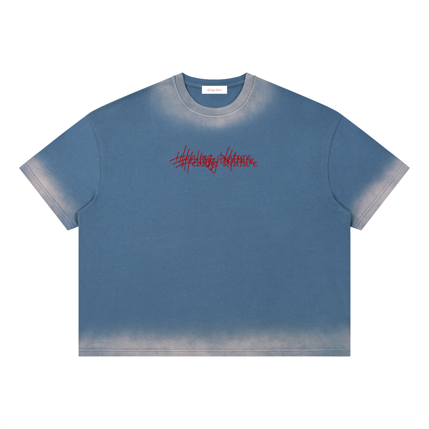 Unisex Boxy Sunfade Vintage Wash T-Shirt