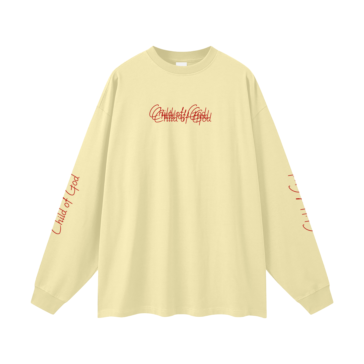 Unisex Earth Tone Loose Fit Long Sleeve T-Shirt