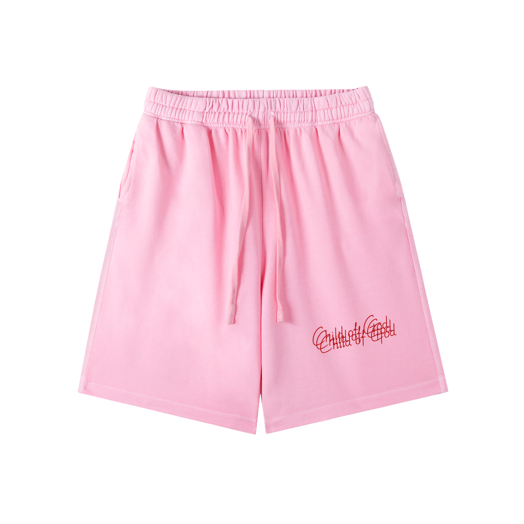 Vintage Wash Cotton Shorts
