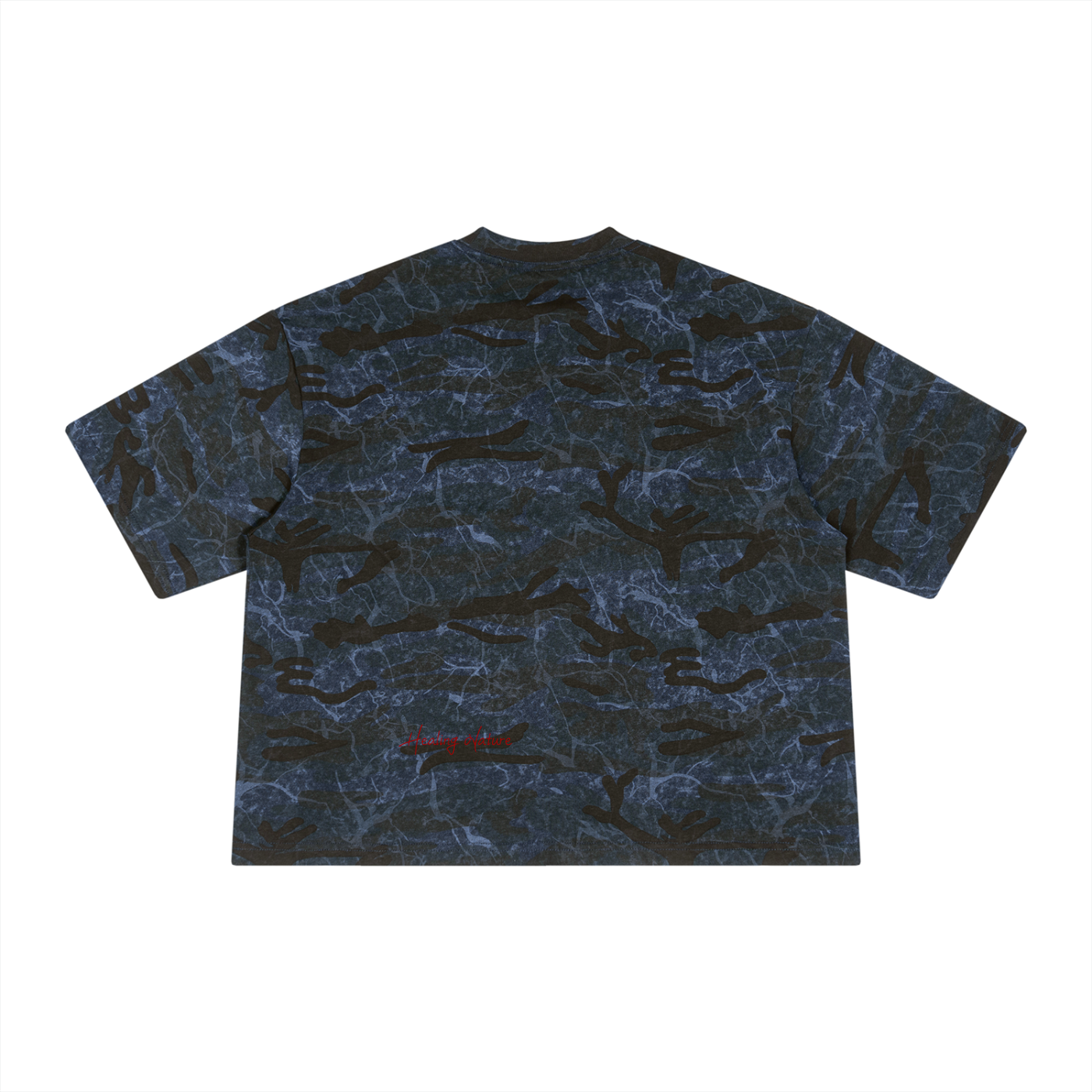 Unisex Boxy Camo Print T-Shirt