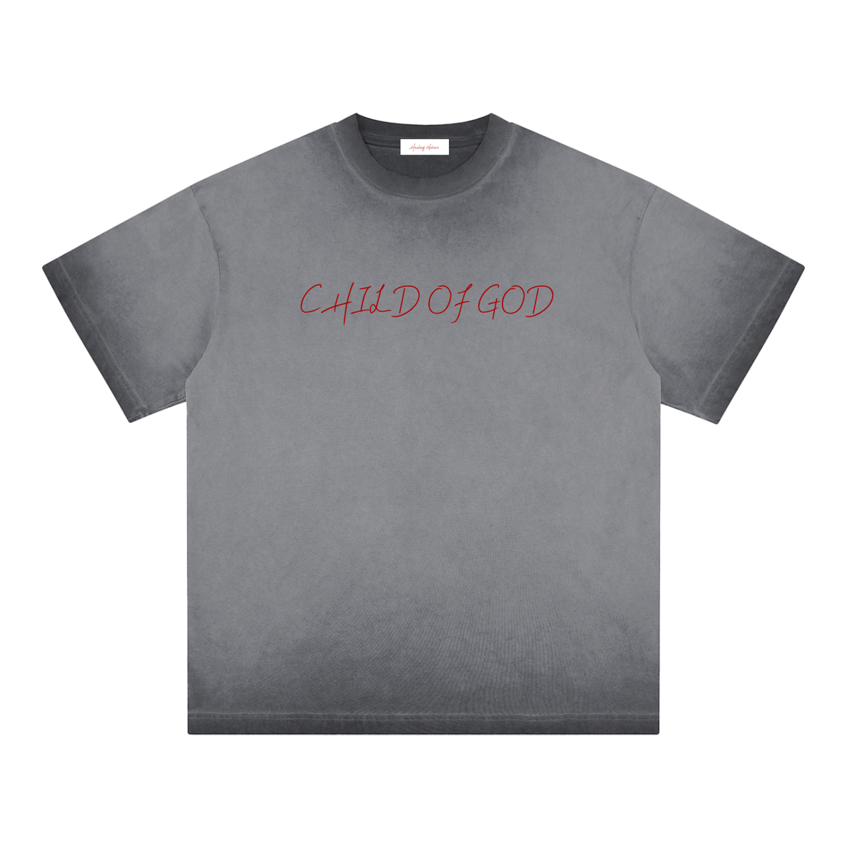 Reverse Dyed Loose Cotton T-Shirt