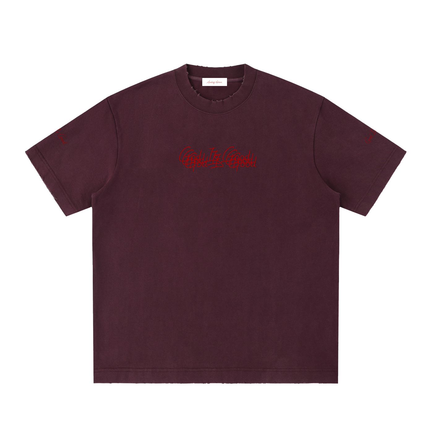 Heavyweight Vintage Washed Frayed T-Shirt