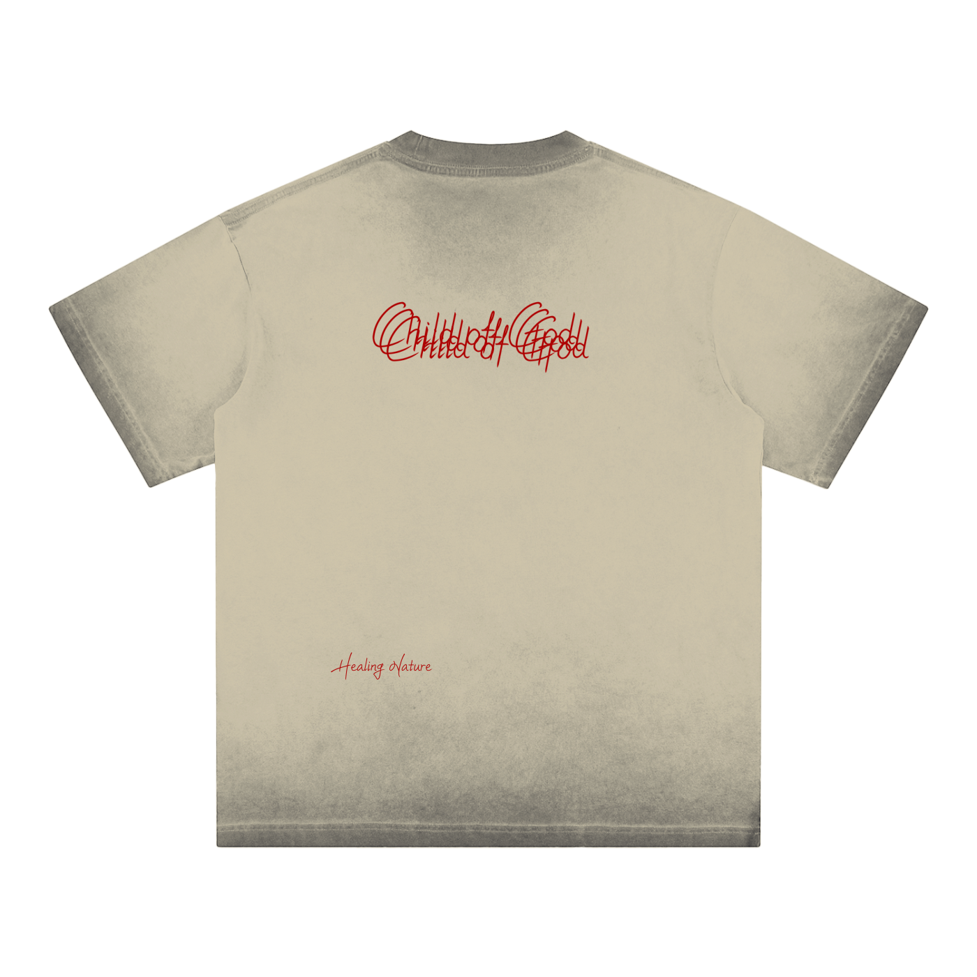 Reverse Dyed Loose Cotton T-Shirt