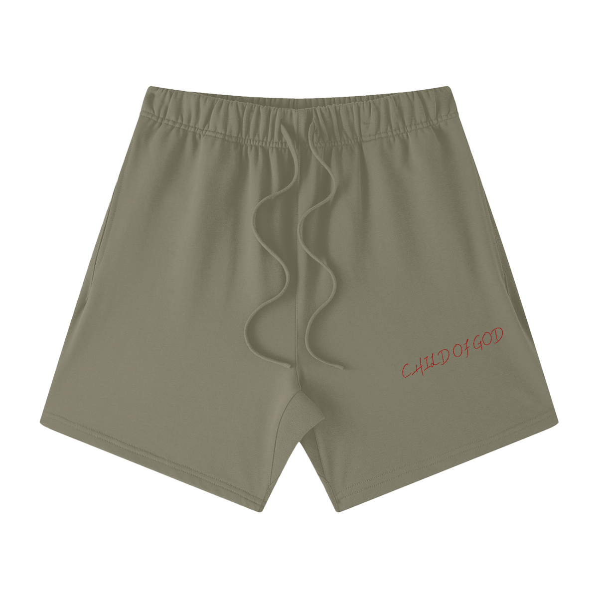 Unisex Earth Tone Loose Fit Cotton Shorts