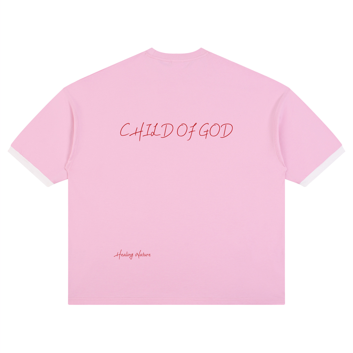 Unisex Color Block Drop Shoulder T-Shirt