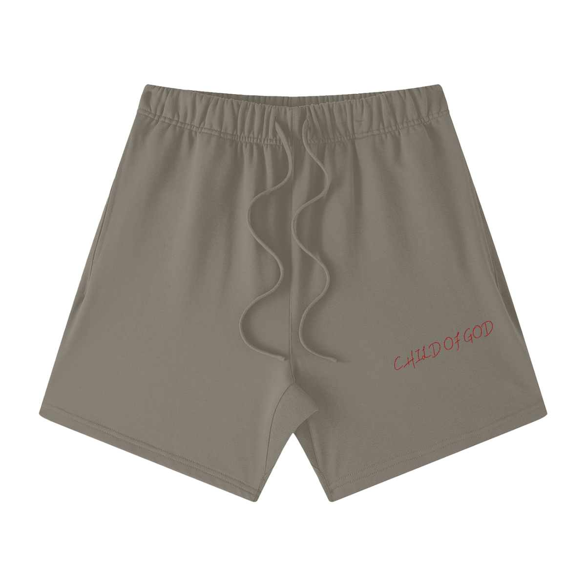 Unisex Earth Tone Loose Fit Cotton Shorts