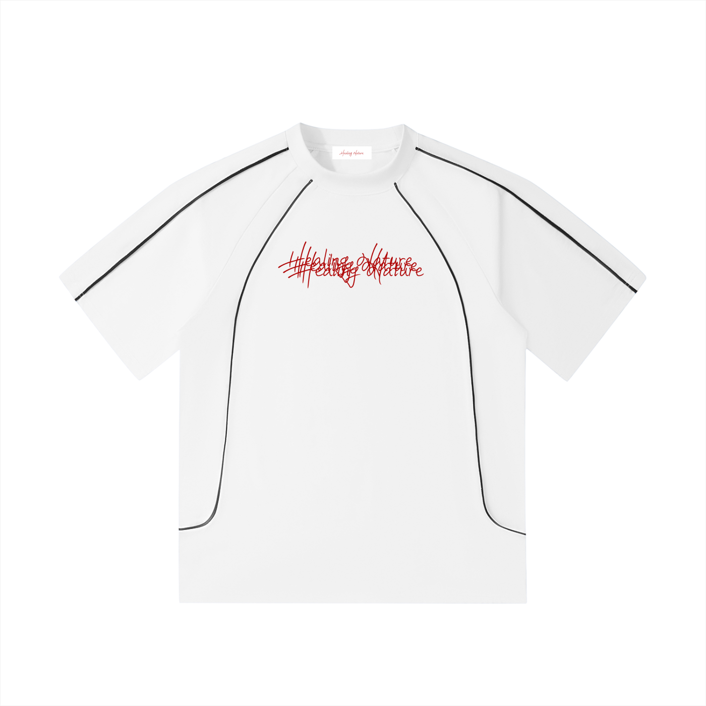 Contrast Stitch Raglan T-Shirt