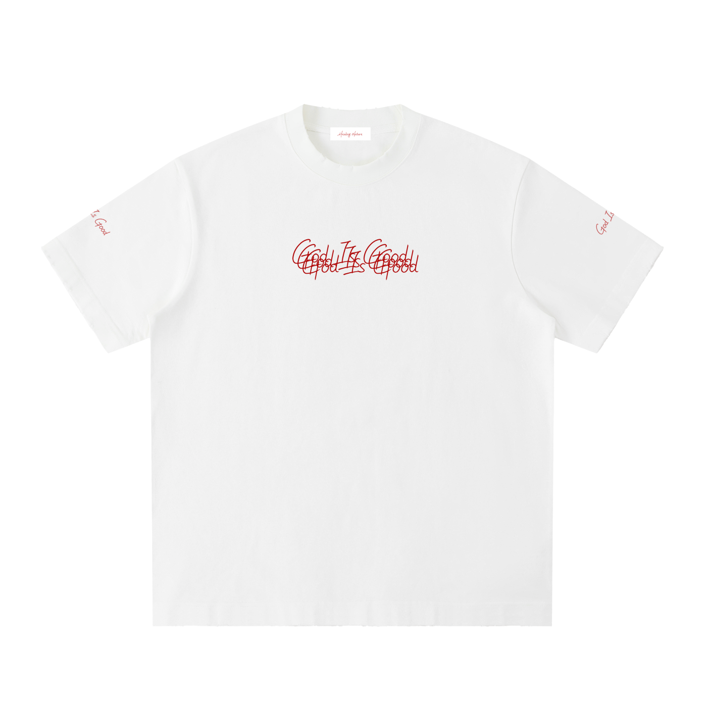 Heavyweight Vintage Washed Frayed T-Shirt