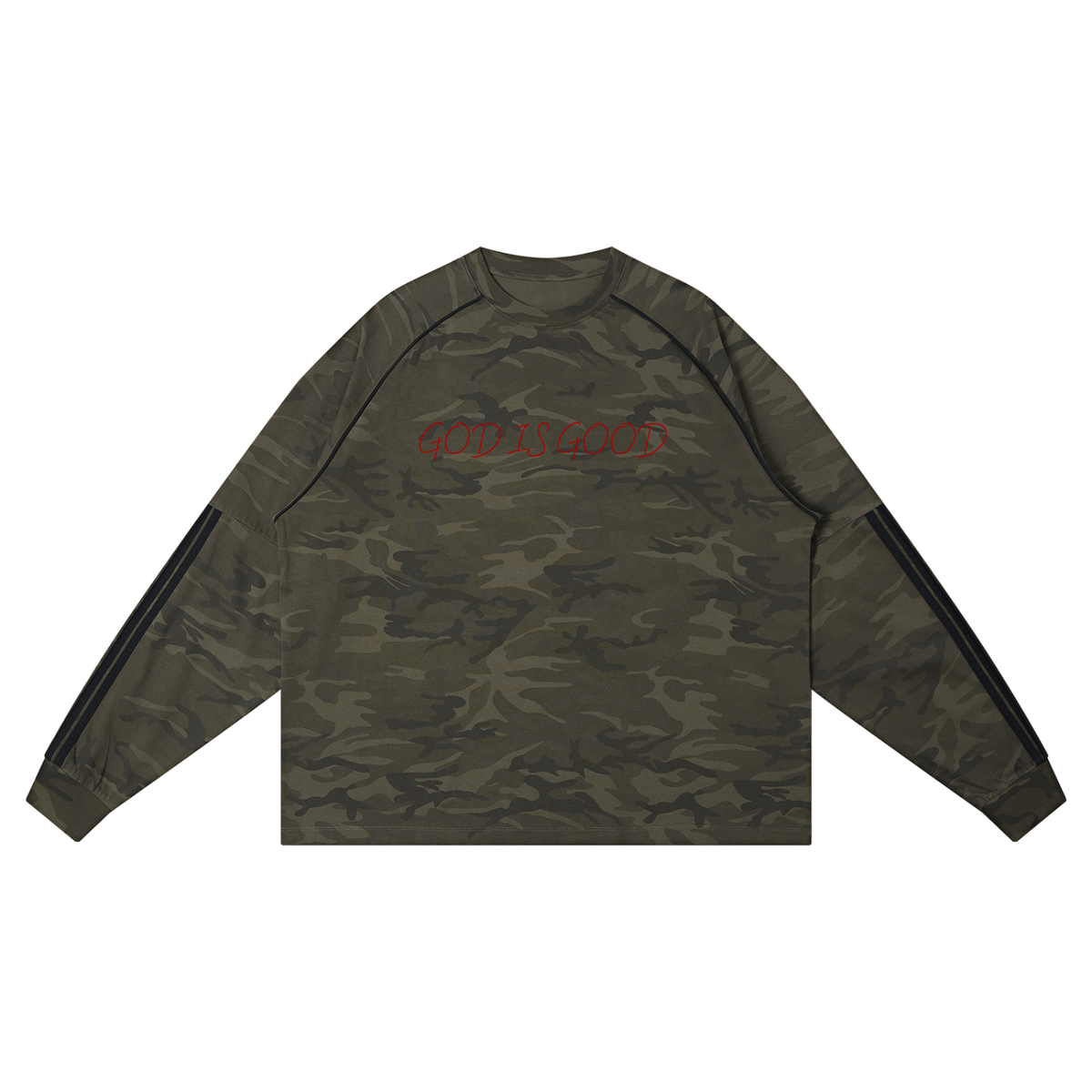 Unisex Camo Loose Long Sleeve T-Shirt