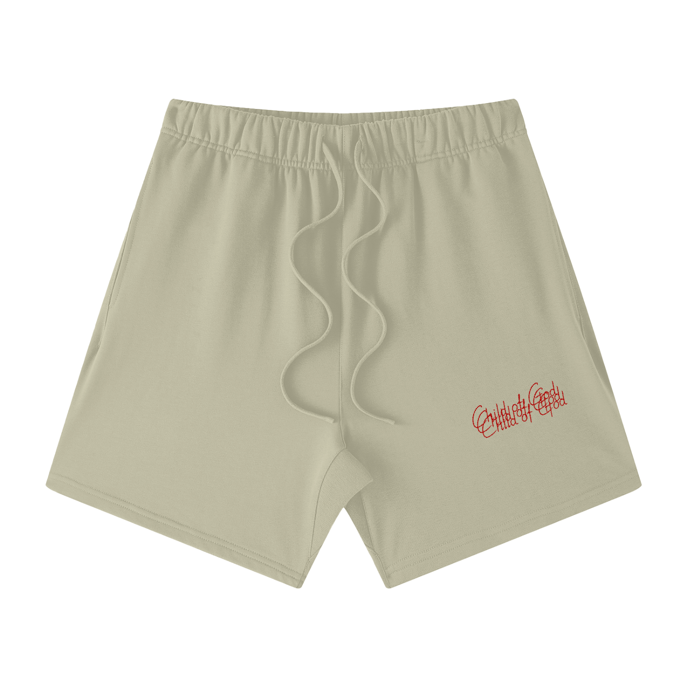 Unisex Earth Tone Loose Fit Cotton Shorts