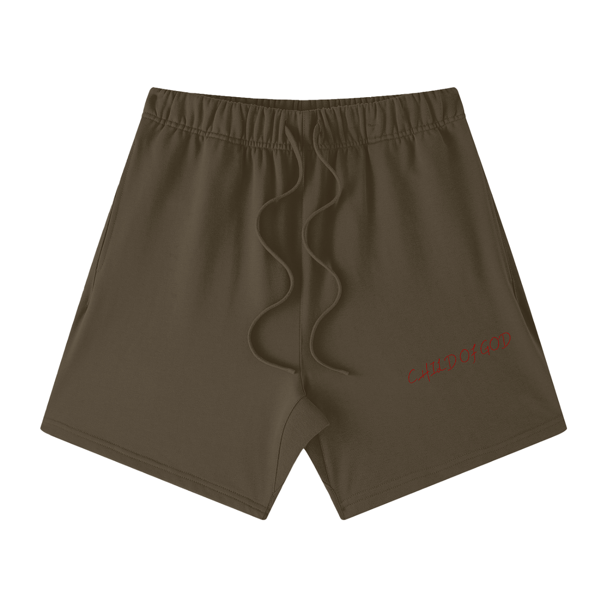 Unisex Earth Tone Loose Fit Cotton Shorts